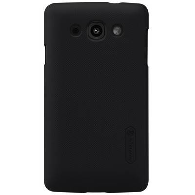Пластиковый чехол с пленкой Nillkin Super Frosted Shield Black для LG L60 X145(1)