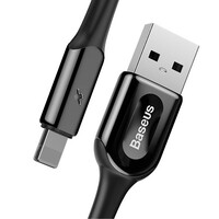 Baseus X-type Light Cable Lightning 1m черный