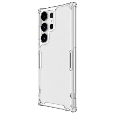 Силиконовый чехол Nillkin Nature TPU Pro Case Прозрачный для Samsung Galaxy S23 Ultra(3)