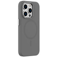Силиконовый чехол Mutural Karen Series Liquid Silicone Magsafe Phone Case серый для Apple iPhone 16 Pro Max(#1)