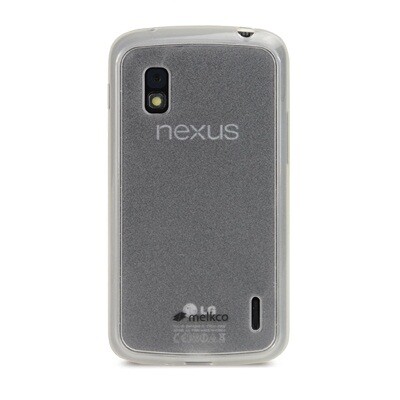 Силиконовый чехол Melkco Poly Jacket TPU Case White для LG E960 Nexus 4(1)
