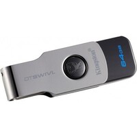 Флешка USB 3.0 Kingston DataTraveler Swivl 64GB Metal/color (DTSWIVL/64GB)