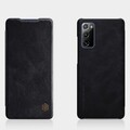 Кожаный чехол Nillkin Qin Leather Case Черный для Samsung Galaxy S20 FE(#4)