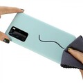Силиконовый чехол Silicone Case бирюзовый для Huawei P40 Pro(#4)