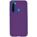 Силиконовый чехол Silicone Case фиолетовый для Xiaomi Redmi Note 8T(#1)