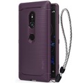 Защитный чехол бампер Ringke Onyx Case фиолетовый для Sony Xperia XZ2(#1)