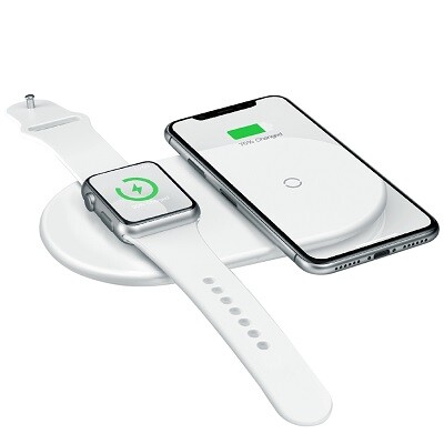 Беспроводное зарядное устройство Baseus Smart 2in1 WX2IN1-02 белое(3)