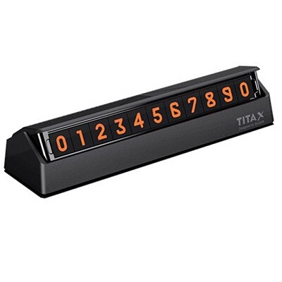 Парковочная карта Bcase TITA-X Temporary Stop Sign черная(3)