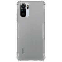Силиконовый чехол Nillkin Nature TPU Case Серый для Xiaomi Redmi Note 10S