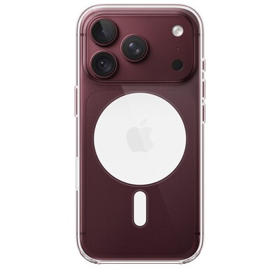 Пластиковый чехол Clear Case с Magsafe прозрачный для Apple iPhone 18 Pro Max(1)