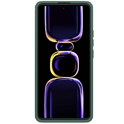 Пластиковый чехол Nillkin Super Frosted Shield Pro Зеленый для Xiaomi Poco F5 Pro(2)
