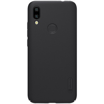 Пластиковый чехол с подставкой Nillkin Super Frosted Shield Черный для Xiaomi Redmi 7(1)