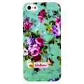 Пластиковый чехол Cath Kidston Flowers Green для Apple iPhone 5/5s/SE(#1)