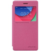 Полиуретановый чехол Nillkin Sparkle Leather Case Red для Lenovo Vibe Shot Z90