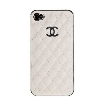 Пластиковая накладка CHANEL White для Apple iPhone 4/4S(1)
