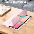 Чехол книжка Acrylic TPU Case с креплением для стилуса серо-фиолетовый для Samsung Galaxy Tab S11 SM-X730/ SM-X736(#3)