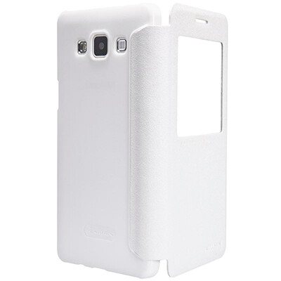Полиуретановый чехол Nillkin Sparkle Leather Case White  для Samsung Galaxy A5(2)