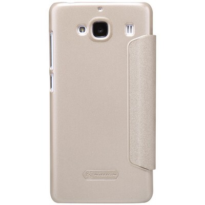 Полиуретановый чехол Nillkin Sparkle Leather Case Gold для Xiaomi Redmi 2(2)