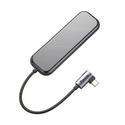 Baseus Multi-functional HUB (Type-C to 3xUSB3.0+HD4K+PD) (CAHUB-BZ0G)(4)