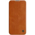 Кожаный чехол Nillkin Qin Pro Leather Case Коричневый для Apple iPhone 13(#1)