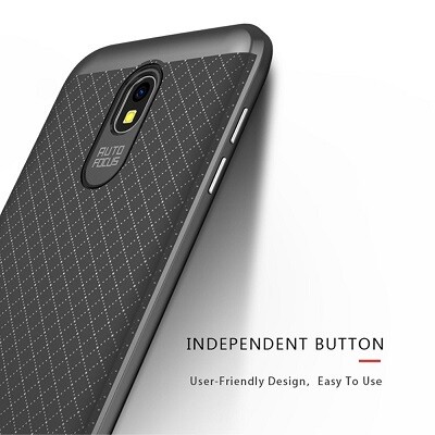 Противоударный гибридный чехол iPaky Hybrid Series серебристый  для Samsung J730F Galaxy J7 (2017)(5)