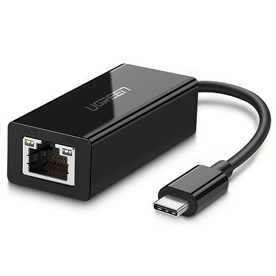 Адаптер Gigabit Ethernet для Type-C и Thunderbolt 3 Ugreen US236(1)