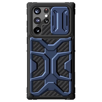 Противоударная-накладка Nillkin Adventurer Case Синяя для Samsung Galaxy S22 Ultra(1)