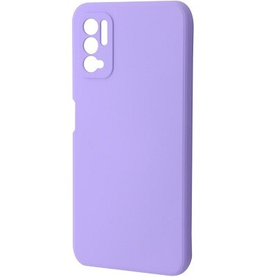 Силиконовый чехол Silicone Case лавандовый для Xiaomi Poco M3 Pro(1)
