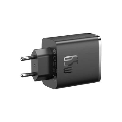 Сетевое зарядное Baseus Cube Pro Fast Charger 2C+U 65W P10152301113-00 черное(3)