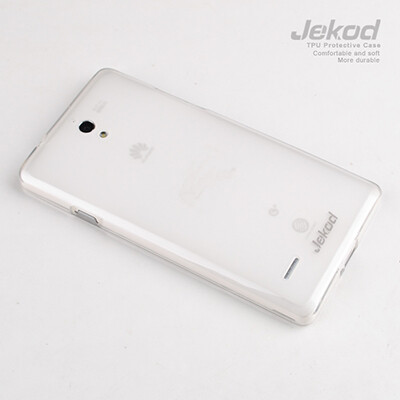 Силиконовый чехол Jekod TPU Case White для Huawei Ascend G700(1)