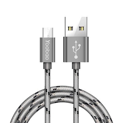 Кабель Yoobao Micro-USB Ribbon YB-423 100 см серый(1)