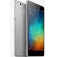 Силиконовый бампер с защитным стеклом Full Case TPU 0.6mm Grey для Xiaomi RedMi 3X