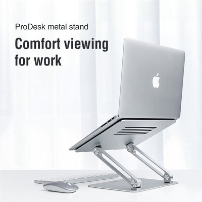 Подставка для ноутбука Nillkin ProDesk Adjustable Laptop Stand Серебристая(8)
