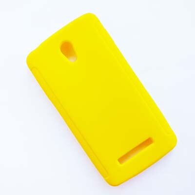 Силиконовый чехол Becolor S-Line Yellow для OPPO Clover R815(1)
