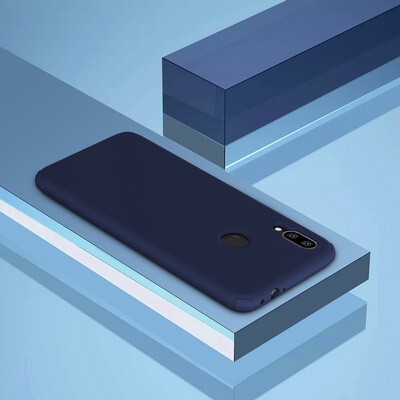 Силиконовый бампер Nillkin Rubber-wrapped Protective Case Синий для Xiaomi Redmi Note 7(3)