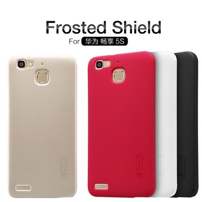 Пластиковый чехол с пленкой Nillkin Super Frosted Shield Black для Huawei GR3/ Enjoy 5S(4)