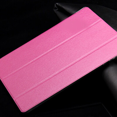 Полиуретановый чехол Book Cover Case Pink для Lenovo Idea Tab S6000(1)