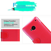 Кожаный чехол Nillkin Fresh Series Red для HTC One M7