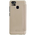 Полиуретановый чехол книга Nillkin Sparkle Leather Case Gold для Asus ZenFone 3 Zoom ZE553KL(#2)