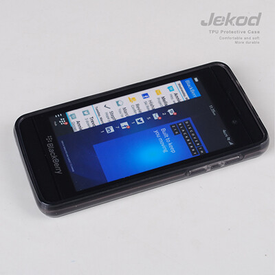 Силиконовый bumer Jekod TPU Case Grey для BlackBerry Z10(4)
