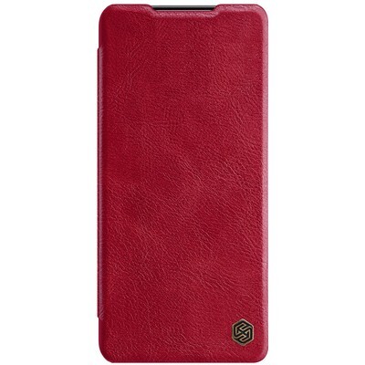 Кожаный чехол Nillkin Qin Leather Case Красный для Samsung Galaxy S21(1)