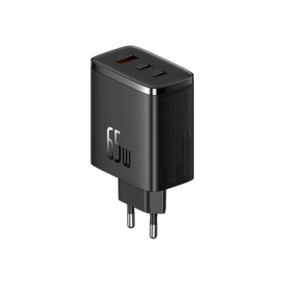 Сетевое зарядное Baseus Cube Pro Fast Charger 2C+U 65W P10152301113-00 черное(2)