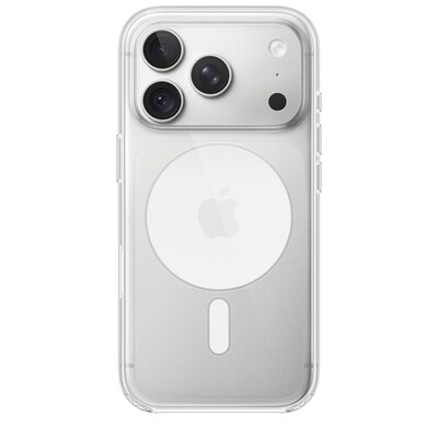 Пластиковый чехол Clear Case с Magsafe прозрачный для Apple iPhone 18 Pro Max(2)