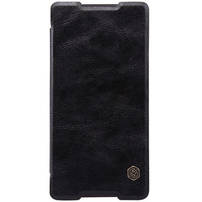Кожаный чехол Nillkin Qin Leather Case Black для Sony Xperia Z3+(1)