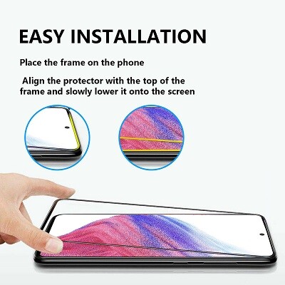 Противоударное защитное стекло Full Glue 0.3mm на полный экран для Samsung Galaxy A54(3)