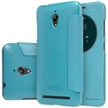 Полиуретановый чехол Nillkin Sparkle Leather Case Blue для Asus Zenfone Go ZC500TG(#3)