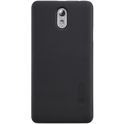 Пластиковый чехол с пленкой Nillkin Super Frosted Shield Black для Lenovo Vibe P1M(1)