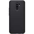 Пластиковый чехол с подставкой Nillkin Super Frosted Shield Черный для Xiaomi Redmi 9(#1)