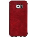 Кожаный чехол Nillkin Qin Leather Case Red для Samsung Galaxy S6 Edge Plus(#2)