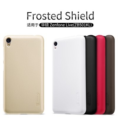 Пластиковый чехол с пленкой Nillkin Super Frosted Shield Black для Asus ZenFone 3 Go ZB501KL/ZenFone Live(4)